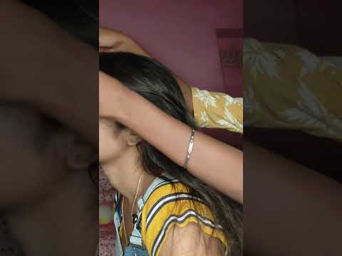 Combing in a comfortable way that puts you to sleep |