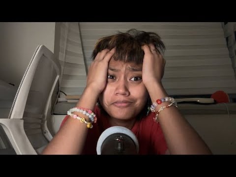 asmr friend calms u down during a panic attack (she makes it worse)