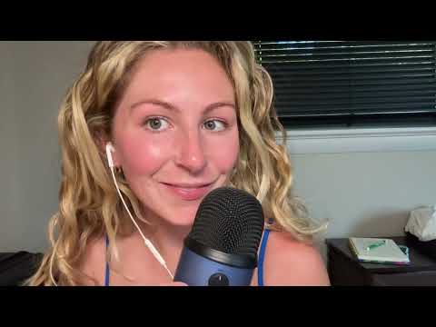 ASMR Wedding + Honeymoon Ramble 💍🌴 | Clicky Whispers, Mic Holding & Life Update