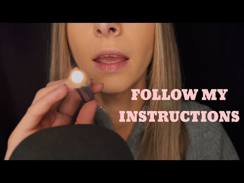 ASMR•FOLLOW my INSTRUCTIONS