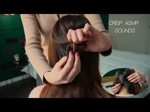 your favourite asmr sounds in 10 ≈ minute segments - hair scratching, nape, fabric, etc - no talking