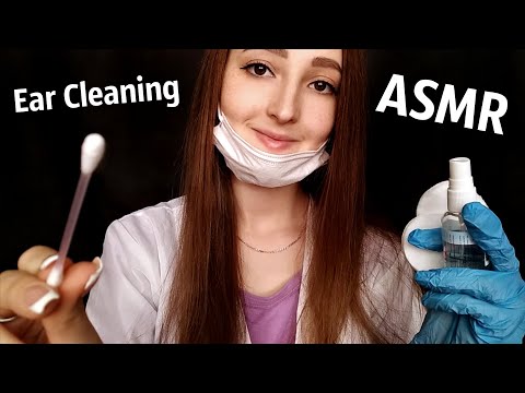 АСМР Осмотр и Чистка Ушей, Ролевая Игра | ASMR Ear Cleaning, Role Play