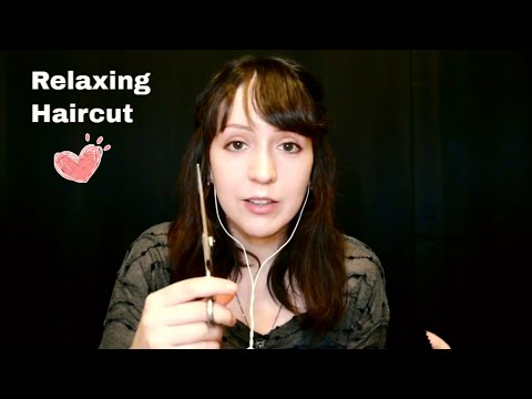 ⭐ASMR Haircut Roleplay ✂️ (Scissors, Comb, Hair Spray, Soft Spoken, Mouth Sounds)💇