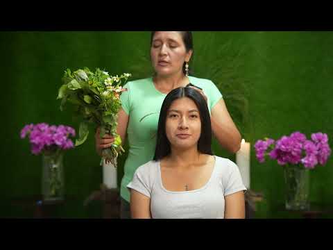 Masaje ASMR y limpia energética de Doña Esperanza |Sonidos y susurros suaves pa dormir profundamente