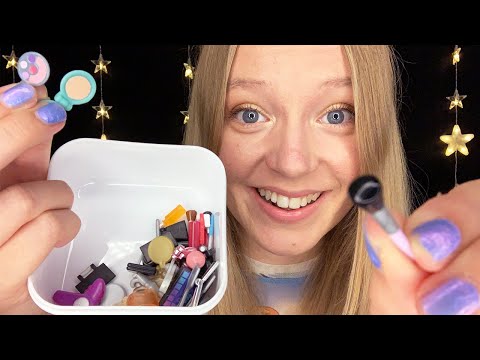 ASMR Doing Your Miniature Makeup (Whispered)