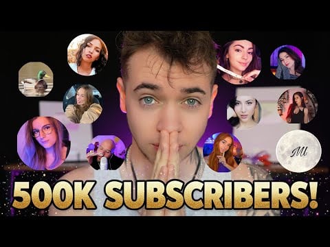 ASMR : LES MEILLEURS ASMRISTES FRANÇAIS TE RELAX POUR MES 500 000 abonnés !