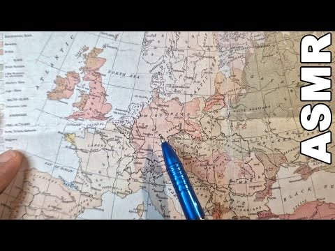 ASMR: European Ethnic Races Distribution Map in the Past Century | ASMR map + reading