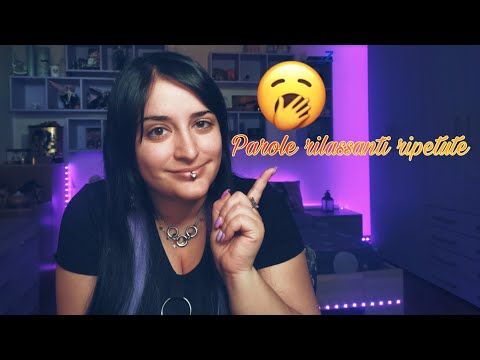 ASMR ITA🔥✨Ti prometto che dormirai con queste parole ripetute e finger fluttering💜