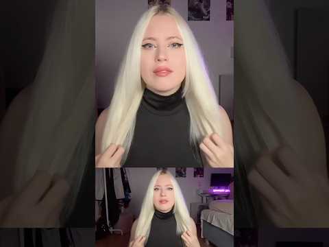 Do you like as I brush through my hair? c: (Full vid just dropped on my channel.) #asmr #asmrvideo