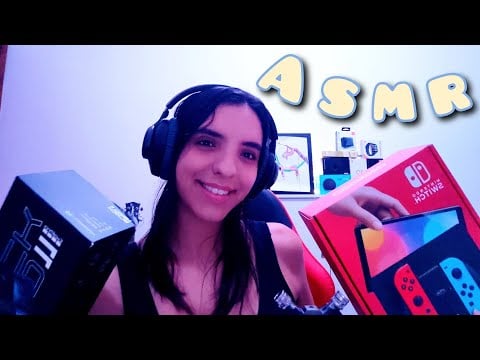 ASMR- ROLEPLAY VENDEDORA DE ELETRÔNICOS (NINTENDO SWITCH E GOPRO)