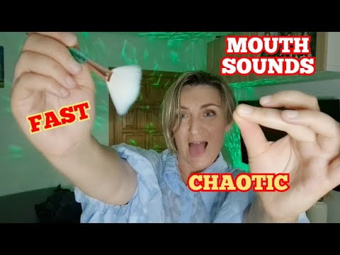 🎧 EXTREME FAST ASMR | AGGRESSIVE Wet & Dry Mouth Sounds + Chaotic Hand Triggers (No Talking) #asmr