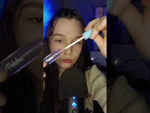 asmr somente itens azuis