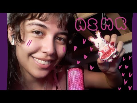 ASMR - mostrando meus SYLVANIAN FAMILIES!!