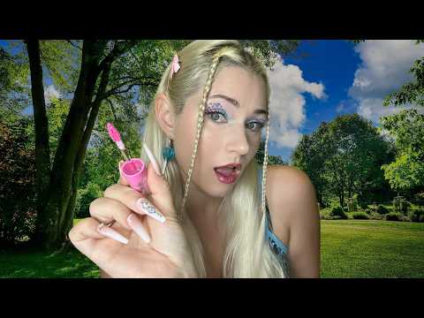 ASMR Eccentric Friend Does Your Date Makeup (Roleplay)