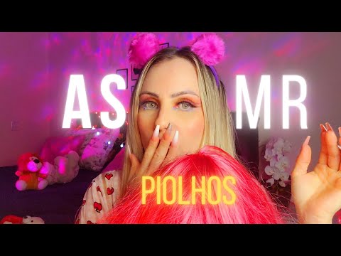 ASMR-CAÇANDO PIOLHOS NA SUA CABEÇA 😬