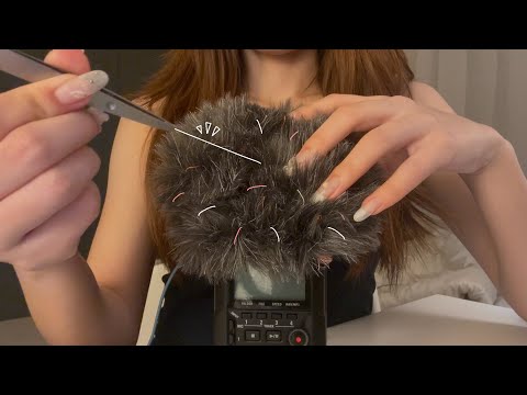 ASMR｜Bug Searching ｜Pulling Yarn out from your head with tweezers🪡（No Talking）