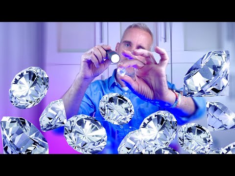ASMR 💎 Diamond Water 💧 Plucking Negative Energy