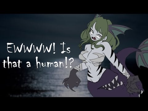 Scaring A Giant Eldritch Sea Monster Girl (ASMR Roleplay) [F4A]