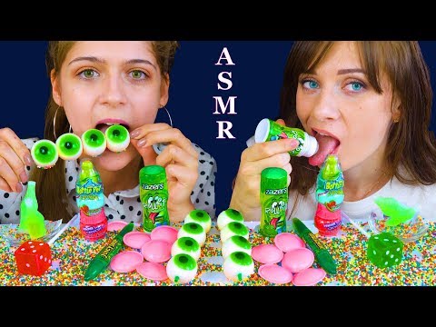 ASMR BABY BOTTLE POP 2D, ROLLING CANDY, UFO WAFERS, LIQUID CANDY GEL 먹방