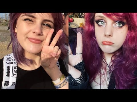 💤ASMR Weird Girl in the back of class does your eyeliner ✨2010s edition✨(WARNING: You WILL cringe🖤)💤