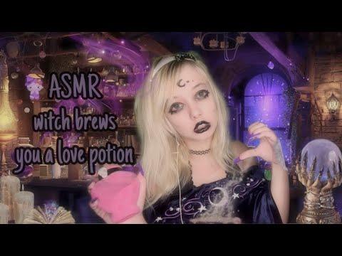 ASMR witch brews you a love potion🔮🧞‍♀️🩷 (fast and aggressive)