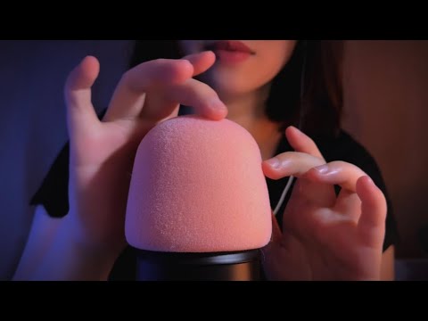 ASMR Mic Tracing , Rubbing , Sleepy , Fall Asleep , Brain Massage , No Talking