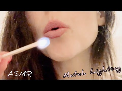 ASMR 🔥Match Lighting 💤 No Talking