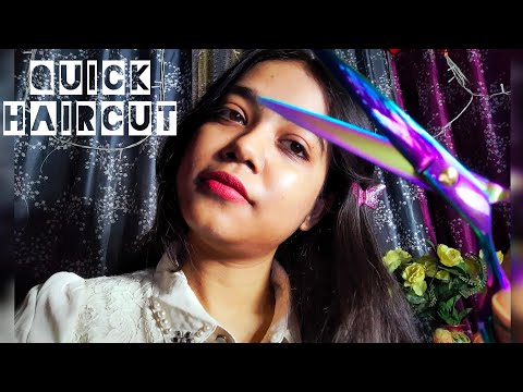 ASMR° HAIRCUT IN 2 MINS💈