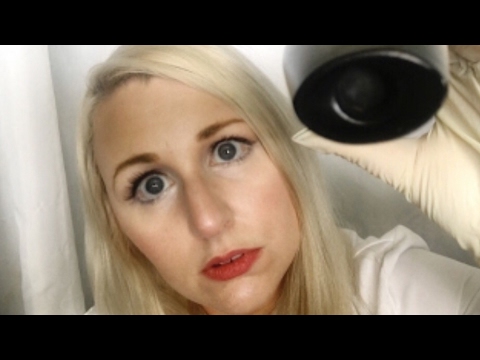 ASMR Extensive Eye Examination for Surgery 👁👁 |Close Up Pen Lights, Latex, Face Measuring