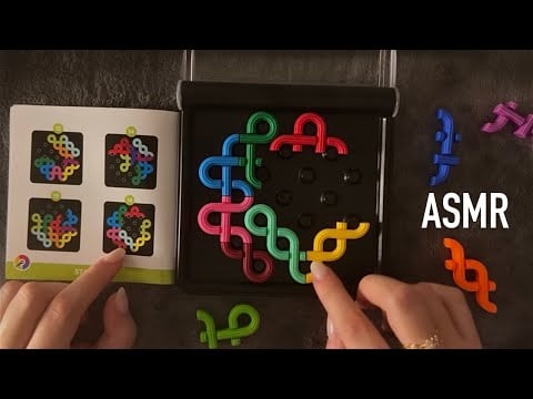 😴 ASMR with Noodle Puzzle Solving | Clicky Whispers, Gentle Sounds & Deep Relaxation