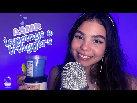 ASMR: Tappings e tringgers aleatórios 💜🎤