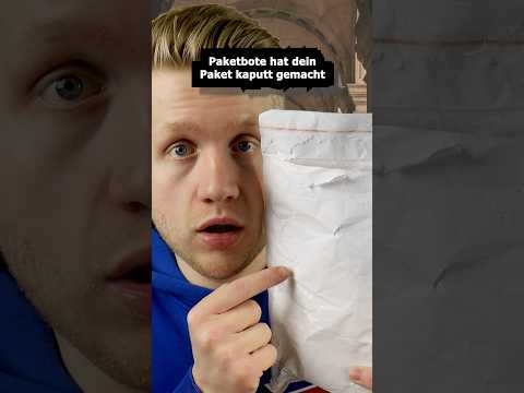 Paketbote macht dein Paket kaputt! #asmr