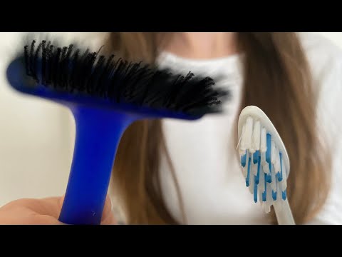 ASMR lofi aggressive camera brushing | actual camera touching | camera brushing | no talking