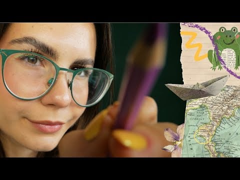 zaśniesz w 5 minut, a ja zrobię na Twojej twarzy kolaż 🖍️🎨 osobista uwaga bardzo blisko kamery ASMR