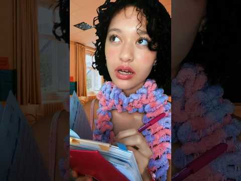 asmr pov: menina gótica fazendo magica na escola #asmr #pov