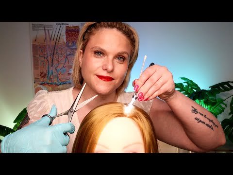 An In-Depth ASMR Hair Check, Scalp Check & Haircut