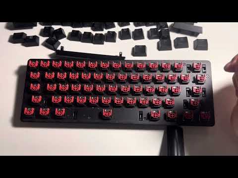 ASMR: Taking apart and cleaning my keyboard
