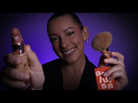 ASMR Glowy Makeup for the Best Relaxation 🌙