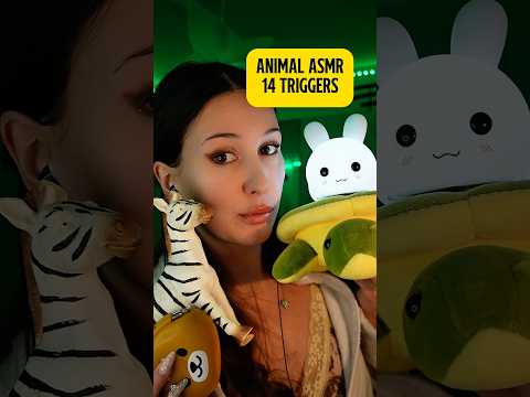 ASMR Animal Triggers 🐾 #asmr #asmrtist #asmrtriggers #mouthsounds #asmrtapping