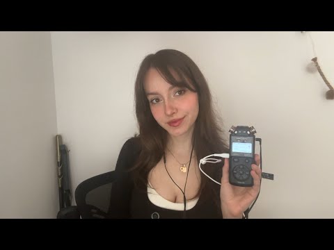 ASMR Tascam Ear-To-Ear Whispers and Mouth Sounds ⋆‧°𓏲ּ𝄢