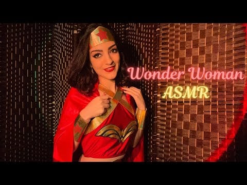 ASMR Wonder Woman Roleplay⭐️(Softspoken Interrogation & Fire Crackling Ambiance)