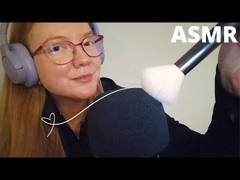 ASMR SUOMI Mic & Lens Brushing / Layered Sounds