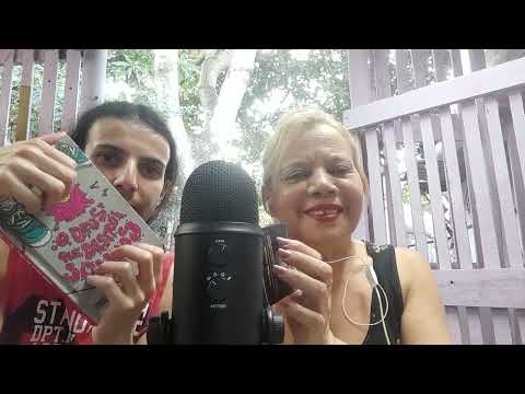 ASMR : Junto com meu filho Thierry  Vários  gatilhos para relaxar. 😴😴😴💤💤