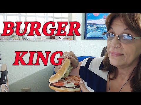 ASMR BURGER KING/COMIENDO HAMBURGUESA,PAPAS FRITAS Y BATIDO DE CHOCOLATE/HAMBURGER,FRIES AND SHAKE.