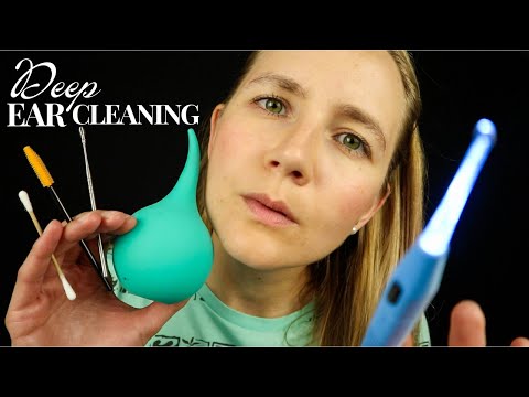 ASMR Deep Deep Ear Cleaning with The Tascam Mic 👂