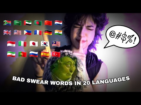ASMR | Saying Swear Words in 20 Languages 🤬🫢💀 (Fun & Educational purposes)