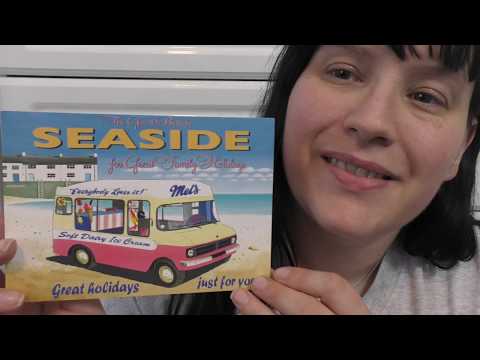 Whispering Asmr - Postcards Collection Show & Tell - Tingly Rambles & Tapping Sounds!