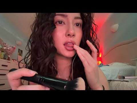 ASMR doing triggers I HATEEE (mic scratching, crinkling, spit painting...)