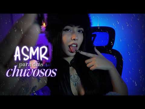 ASMR com SONS DE CHUVA para DORMIR IMEDIATAMENTE 🌧️ | Sussurros, Tapping e Sons de Boca