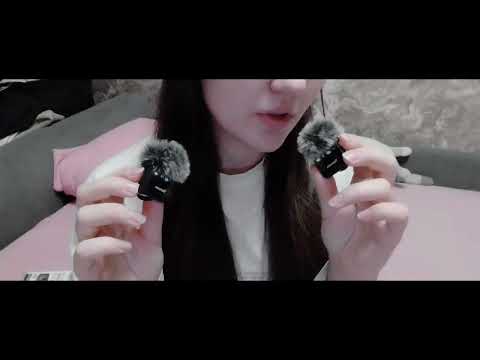 АСМР ОБЗОР МИКРОФОНА💖 + МИНИ ТЕСТ